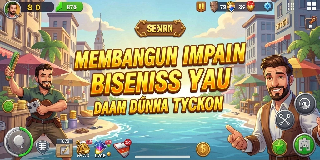 Tampilan menarik dari gameplay Tycoon dalam 8768.