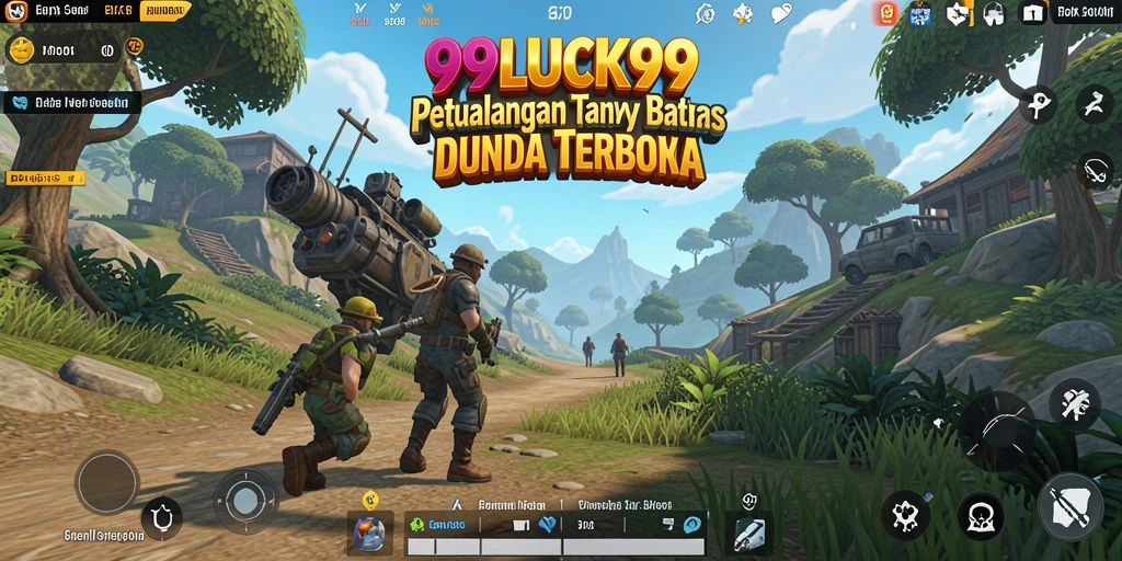 Screenshot yang menunjukkan eksplorasi dunia terbuka di 99LUCK99.