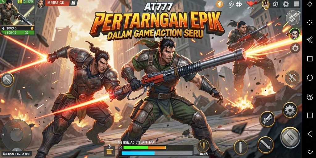 Gameplay seru dan menegangkan dalam AT777 yang penuh aksi.