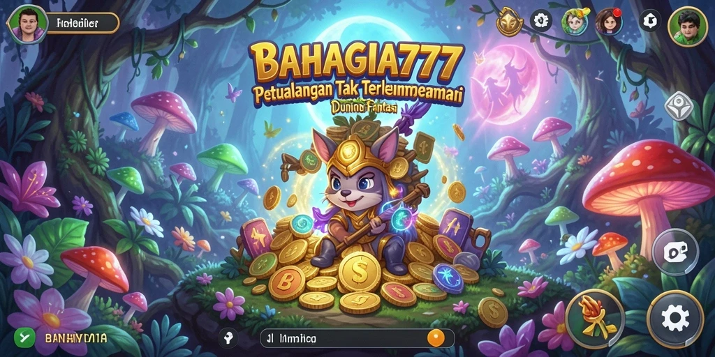 Tampilan gameplay <strong>BAHAGIA777</strong> yang menarik di dunia petualangan.