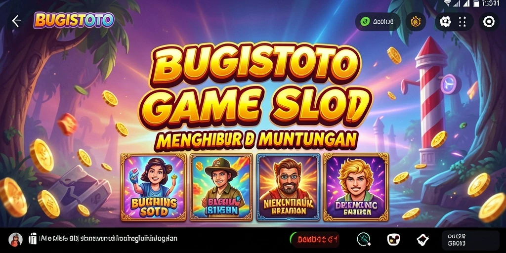 Screenshot gameplay <strong>BUGISTOTO</strong> yang menampilkan mesin slot yang menarik.