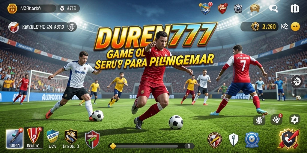 Screenshot DUREN777 menampilkan aksi seru dalam pertandingan olahraga.
