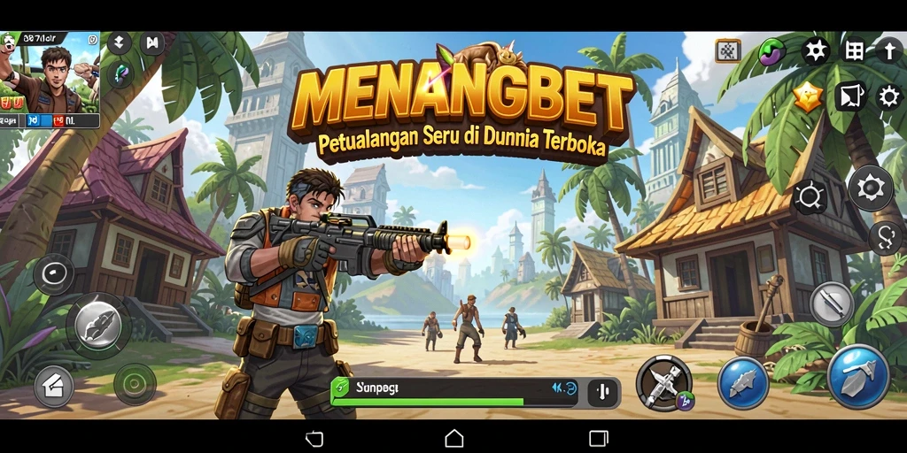 Screenshot MENANGBET menampilkan petualangan seru di dunia terbuka.