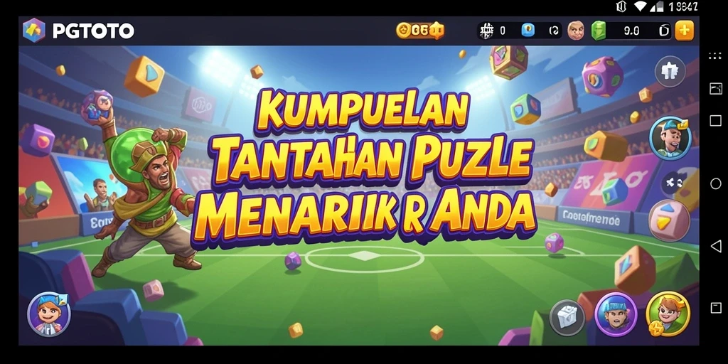 Tampilan gameplay PGTOTO yang menarik dan menantang dalam menyelesaikan Puzzle.