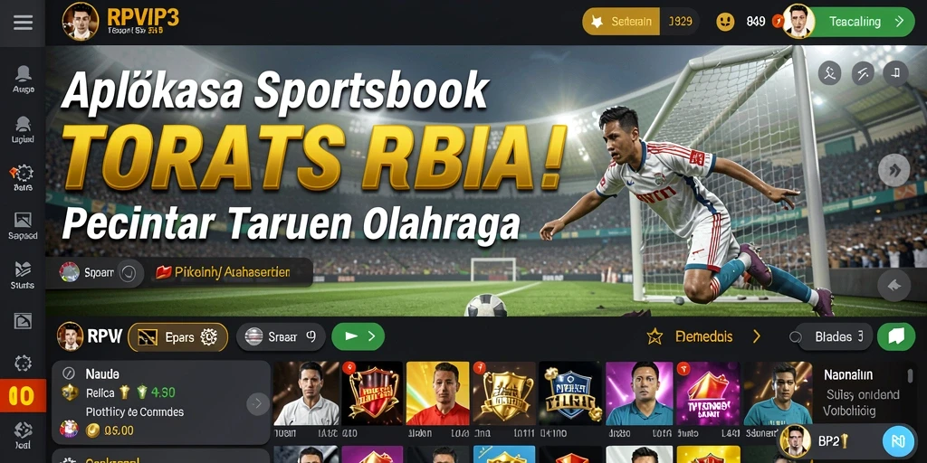 Tampilan gameplay RPVIP3 yang menegangkan dan penuh aksi taruhan.