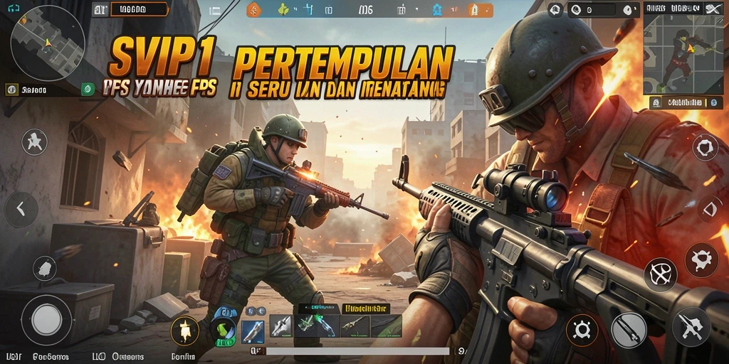Tampilan gameplay menarik dari SVIP1 dengan aksi tembak-menembak seru.